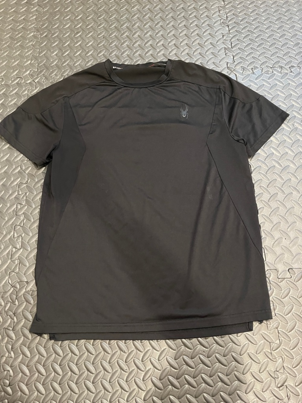 Spyder Men’s Black Short Sleeve Athletic Tee
